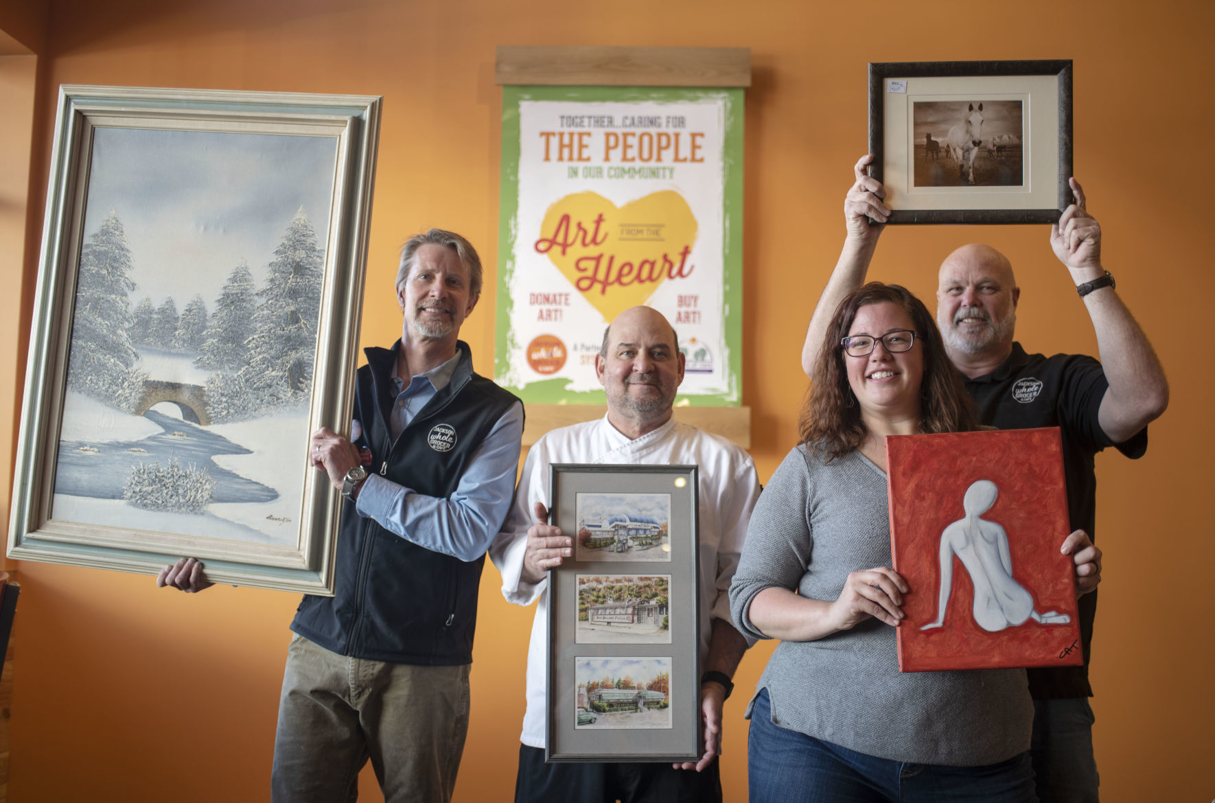 Whole Grocer donated art